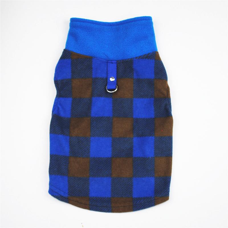 Katzenweste, Hundezubehör, Heimtierbedarf, Haustierkleidung, warmer Hundemantel aus Fleece, Winter-Hundekleidung, kleine Hundejacke, Kleidung für Hundemantel XS blau