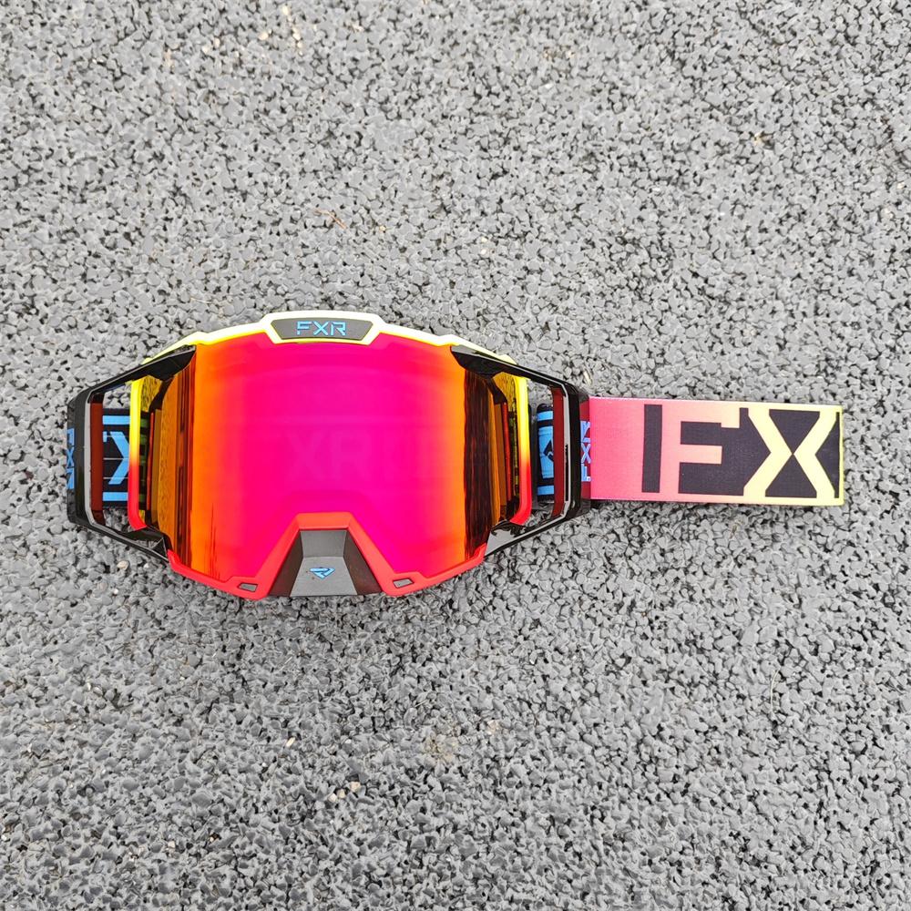 FXR Motocross Brille HD Linse Motorrad Antibeschlag Brille Fahrbrille Herren Moto MX MTB Sonnenbrille Dirtbike Zubehör