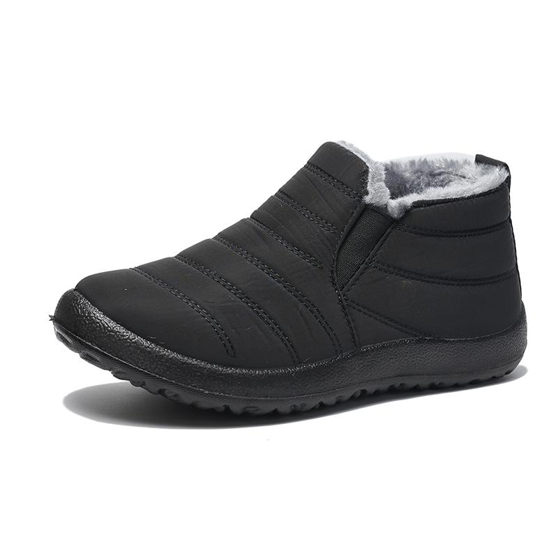 Neue Winter warme Damen Schneestiefel Plüsch Stiefeletten Damen Stiefeletten 43 schwarz