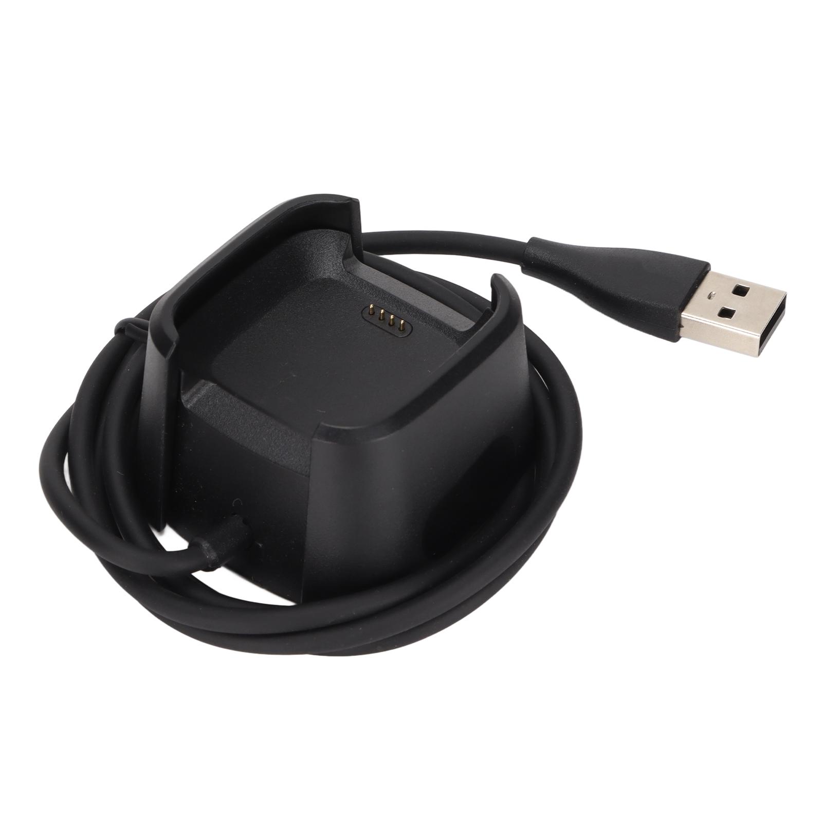 Ladegerät USB-Ladekabel Dock-Ständer für Fitbit Versa Smartwatch 1 m Kabellänge