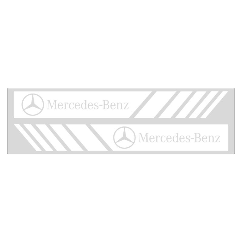 2 Stück Auto Rückspiegel Dekorationsaufkleber Embleme Styling Für Mercedes Benz C400 C450 C160 C180 C200 C220 C250 C300 C350 C-Klasse Autozubehör benz weiß