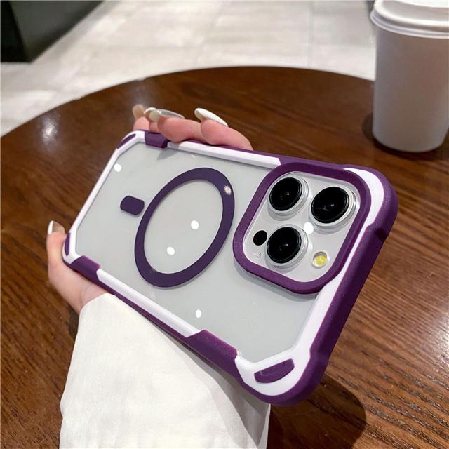 Für iPhone 15 Pro Max Luxus Magsafe Magnetischer Silikonrahmen Handyhülle Für iPhone 11 12 13 14 15 16 Plus Saubere Schutzhülle For iPhone 16