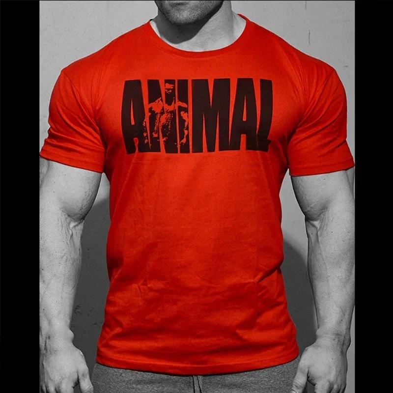 Sommer Fitnessstudio Fitness T-Shirt Locker Herren Baumwollshirt Bodybuilding Training Herren T-Shirt Übergröße Sport Kurzarm Jogger T-Shirt XXXXXL khaki