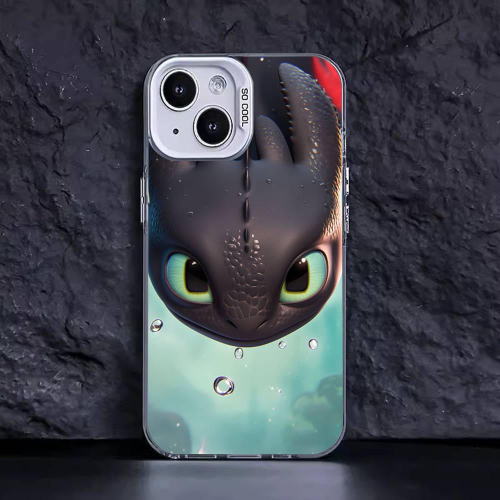 Liebes Paar Zahnlos Furie Drache Handyhüllen Für IPhone 17 16 15 14 13 12 11 Plus Pro Max Bunte Hülle iPhone 16 plus