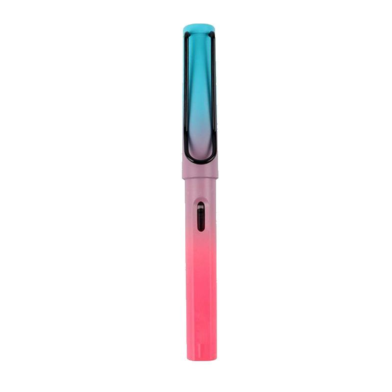 Gemischte Farben Business Büro Füllfederhalter, luxuriöse Qualität, für Studenten, Schule, Schreibwaren, Tintenspitzen für Füllfederhalter 0.38mm rosa/blau