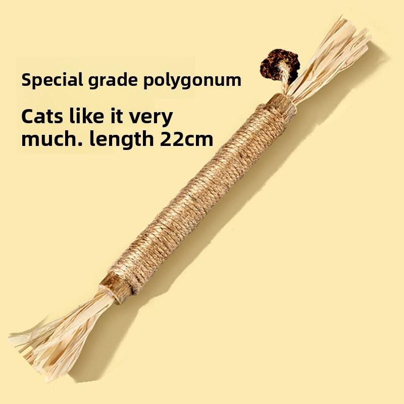 Mutianliao Beißring Katzenspielzeug, Selbstunterhaltende und Langweilige Katzenminze-Kugel, Katzen-Reizstab, Katzen-Erfrischungs-Zauberwerkzeug für Kätzchen