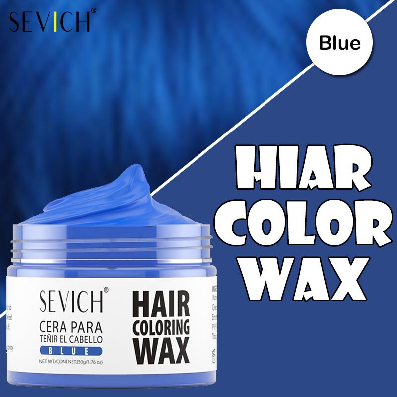 13 Farben Temporäre Haarfarbenwachs SEVICH Langanhaltend Leicht Auswaschbar Haarfarben-Mud Kinder DIY Haarfarbencreme Party Haar-Mud Haarstyling 50g