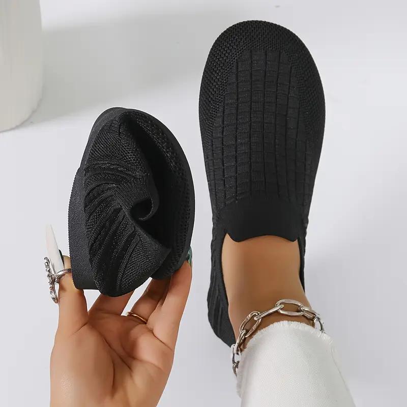 Damenschuhe mit großem Kopf, Schuhe mit breitem Fuß, große Damenschuhe, bequeme und lockere Passform, Schuhe für alle Jahreszeiten 43 schwarz