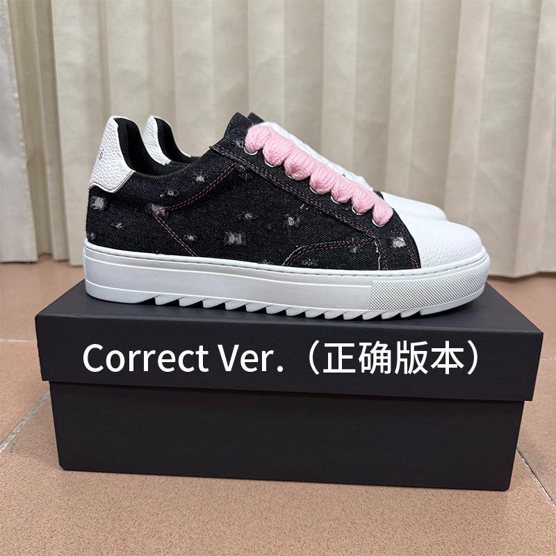 Numeris oes Sport Freizeit Schuhe Skateboard Schuhe Herren Denim Ripped Plateau Brot Schuhe Damen 42