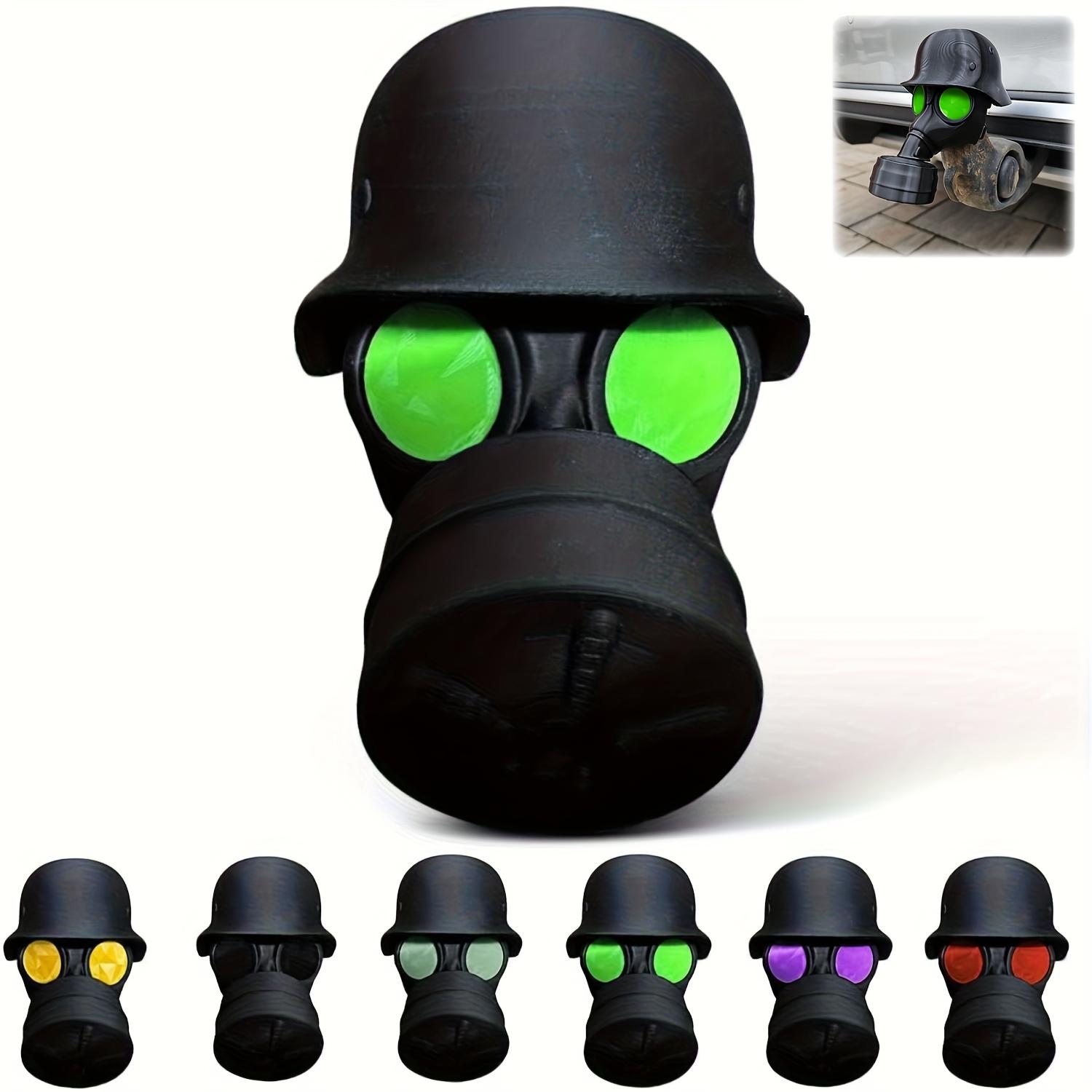 Abdeckkappe für Anhängerkupplung, Lustiger Helm Anhängerkupplungsabdeckung, Schutzkappe für Anhängerkupplung, Autodekorationszubehör grün