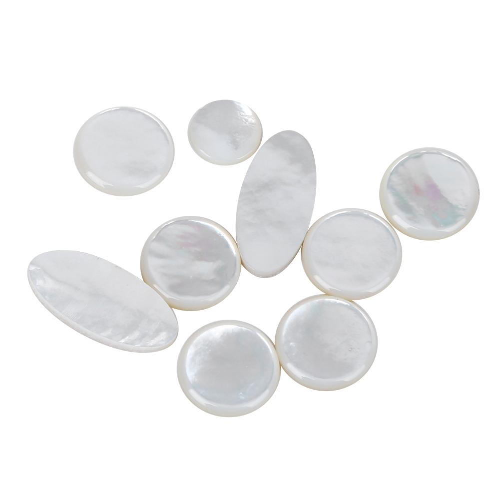 9 Stück Saxophon Knöpfeset Weiße Farbe Saxophon Klappenknöpfe Musikinstrument Zubehör