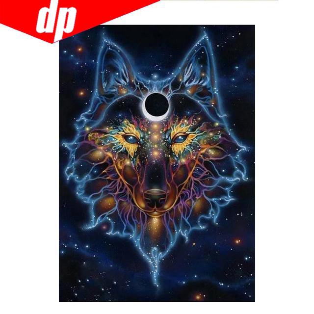 5D DIY Diamant Malerei Starry Hund Diamant Stickerei 3D Kreuzstich Handarbeit 20X30