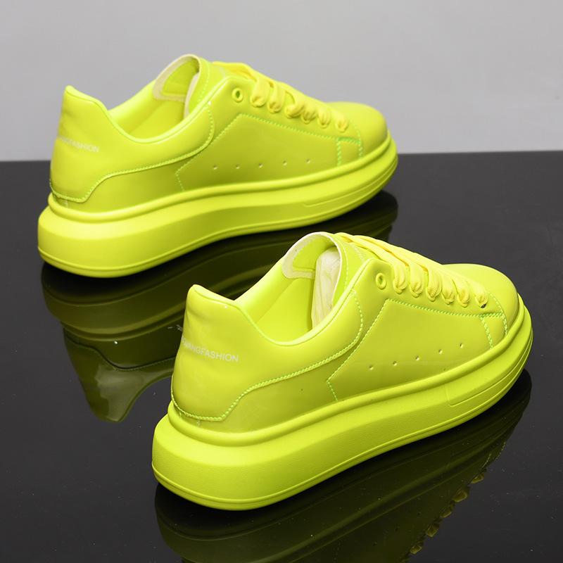 Marke schwarz weiß schuhe paare atmungsaktive casual schuhe männer und frauen tennis schuhe bequeme laufschuhe 41 gelb