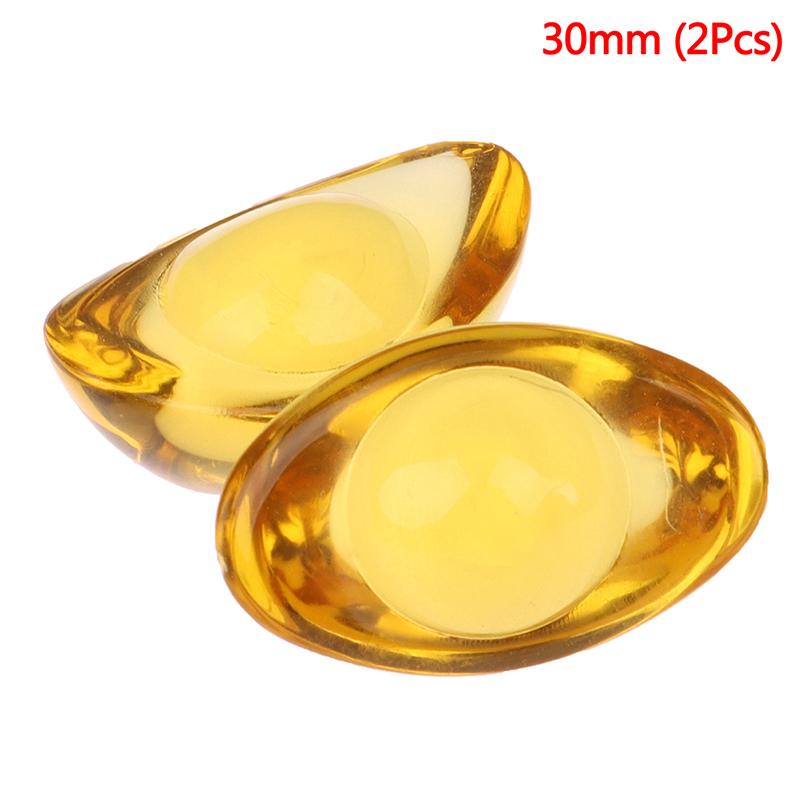 2 Stück Citrin-Barren, Geld, Reichtum, Feng Shui, chinesisches altes Goldbarren-Maskottchen 30mm (2Pcs)