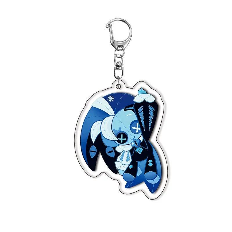 Spiel Cookie Run Kingdom Acryl Schlüsselanhänger Taschenzubehör Zuckerapfel Milch Schatten Reine Vanille Mystisches Mehl Schlüsselring Geschenk