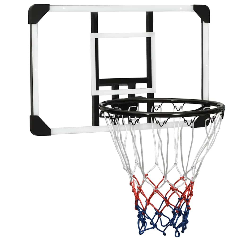 Vidaxl Transparente Tafel mit Basketballkorb, 71x45x2,5 cm