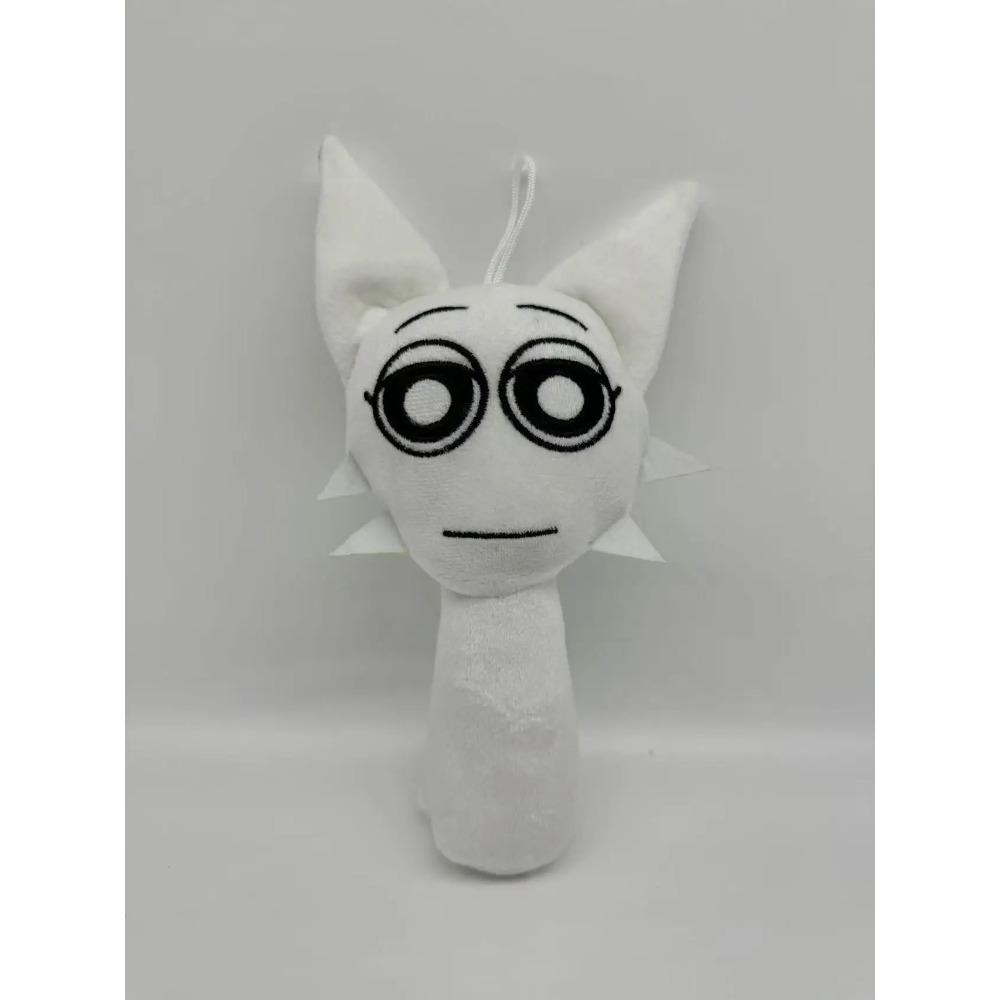 2025 Neue Sprunki Plüschtiere Weiche Rhythmusbox Plüschpuppen Stoffspielzeug Spiel-Merchandise Plüschtiere für Kinder Geburtstags-Weihnachtsgeschenke 20cm weiß