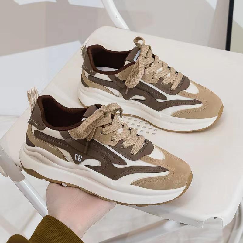 Damen Schuhe Mesh Argan Dad Schuhe Damen Schuhe Herbst Mode Plateau Casual Sport Weiße Schuhe 40