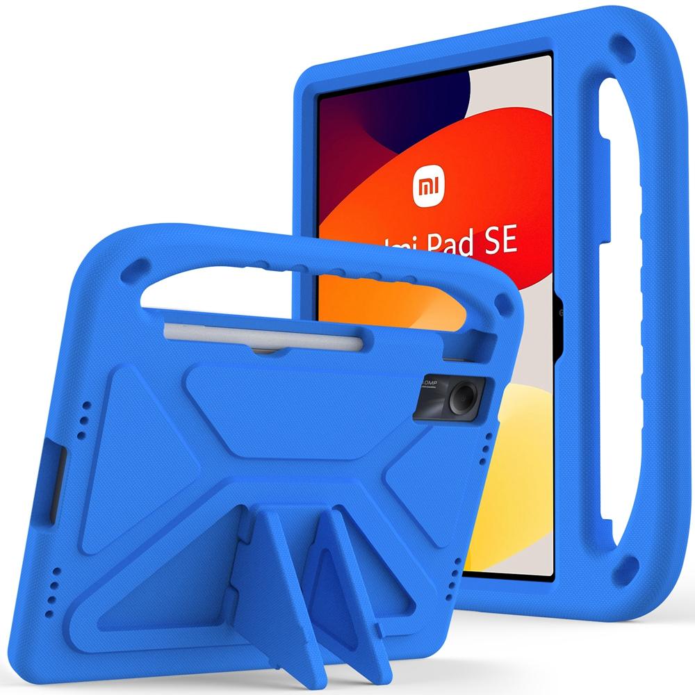EVA Tragbare stoßfeste Kinder sicheren Griff Stand Tablet-Abdeckung für Xiaomi Redmi Pad SE 2023 11 Zoll Fall Redmi Pad SE 2023 blau