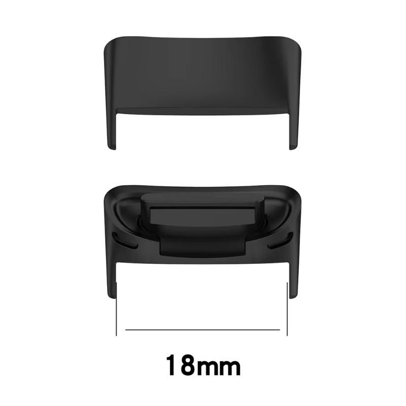 Metallband-Adapter für Fitbit Charge 6/ Charge 5 Edelstahl-Verbinder Ersatz-Hardware Köpfe Verbinder 18mm Bandanstoß