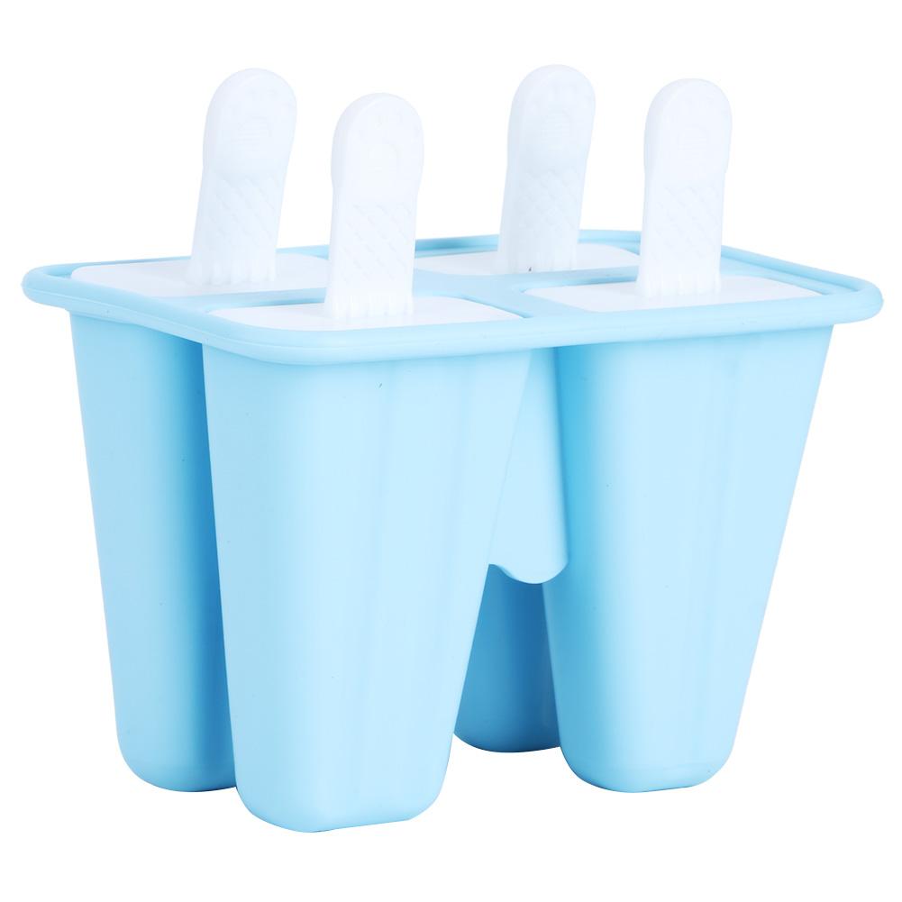 Selbstgemachte DIY Wiederverwendbare Eisformen Wiederverwendbares Eiszubereitungswerkzeug Küchenzubehör Blau4 Eisform
