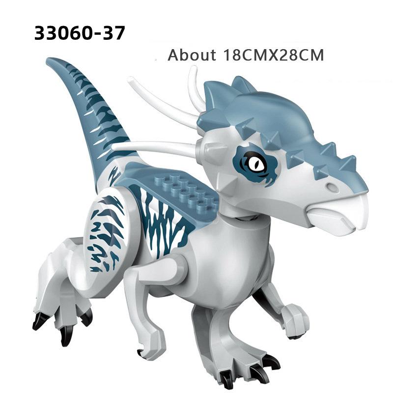 28CM Riesiger Raptor Carnotaurus Bausteine Dinosaurier Steine Tyrannosaurus T-Rex Zusammenbauen Kinderspielzeug Kindergeschenk Weihnachtsgeschenke 13