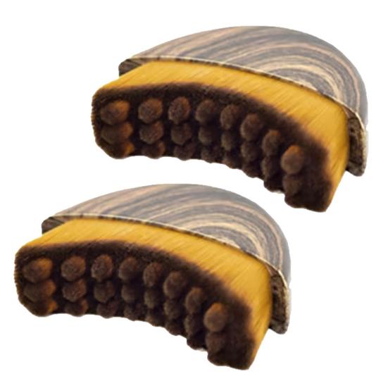 2 Stück Lymphdrainage Massagebürste Sanfte Borsten Kontur-Massagegerät Ergonomische Lymphprofilbürste Gesichtsmodellierungswerkzeug zur Reduzierung von Schwellungen 2pcs