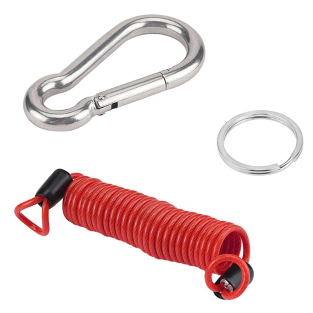 Starke Notfall Camper Auto Anhänger Sicherheit Kabel RV Anhänger Zubehör Anhänger Sicherheit Seil rot