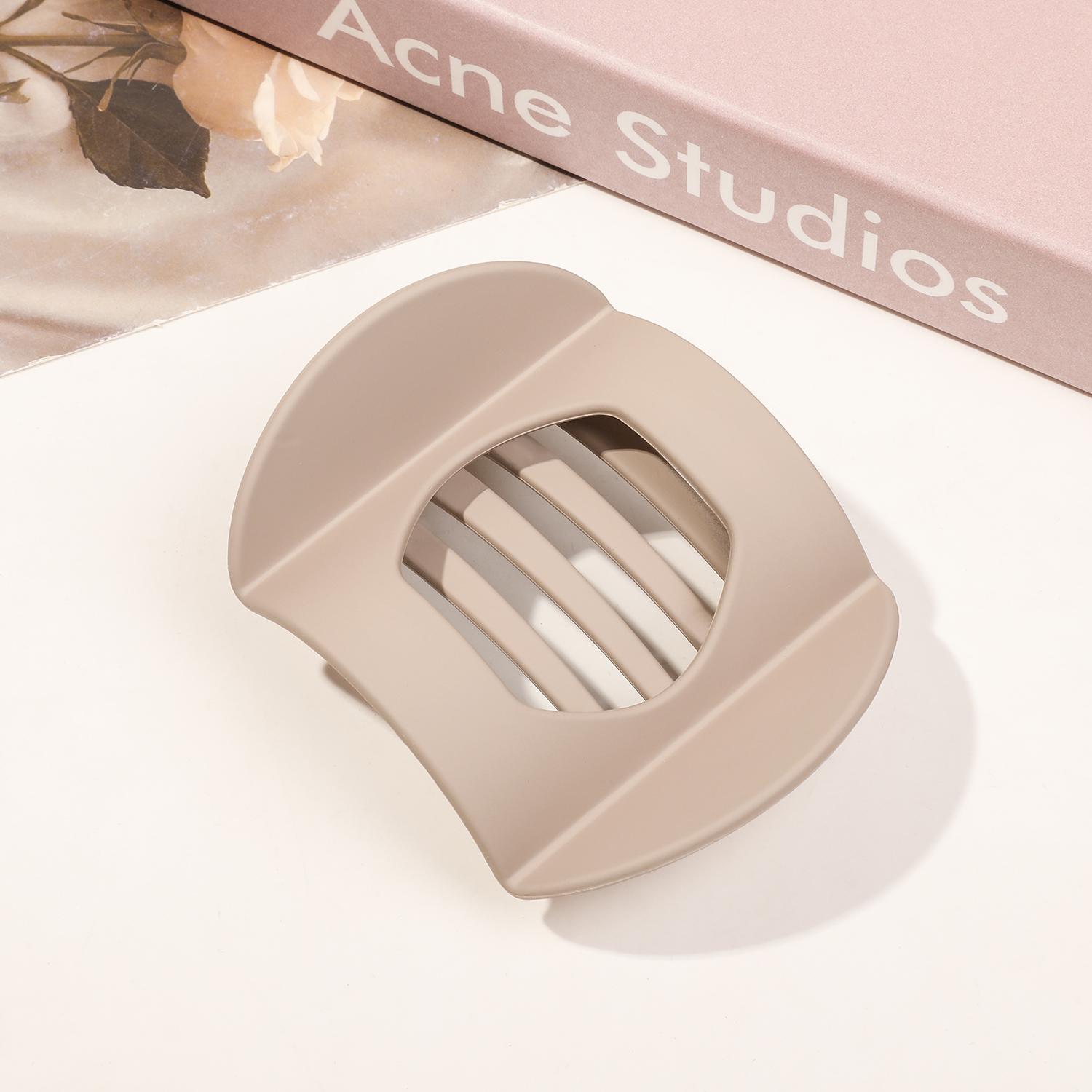 Neue PC-Haarspangen in großen und kleinen Größen für Frauen, rutschfeste Haar-Accessoires im Vintage-Stil, bogenförmige Haarnadeln mit Entenklauen, für Mädchen Matte khaki