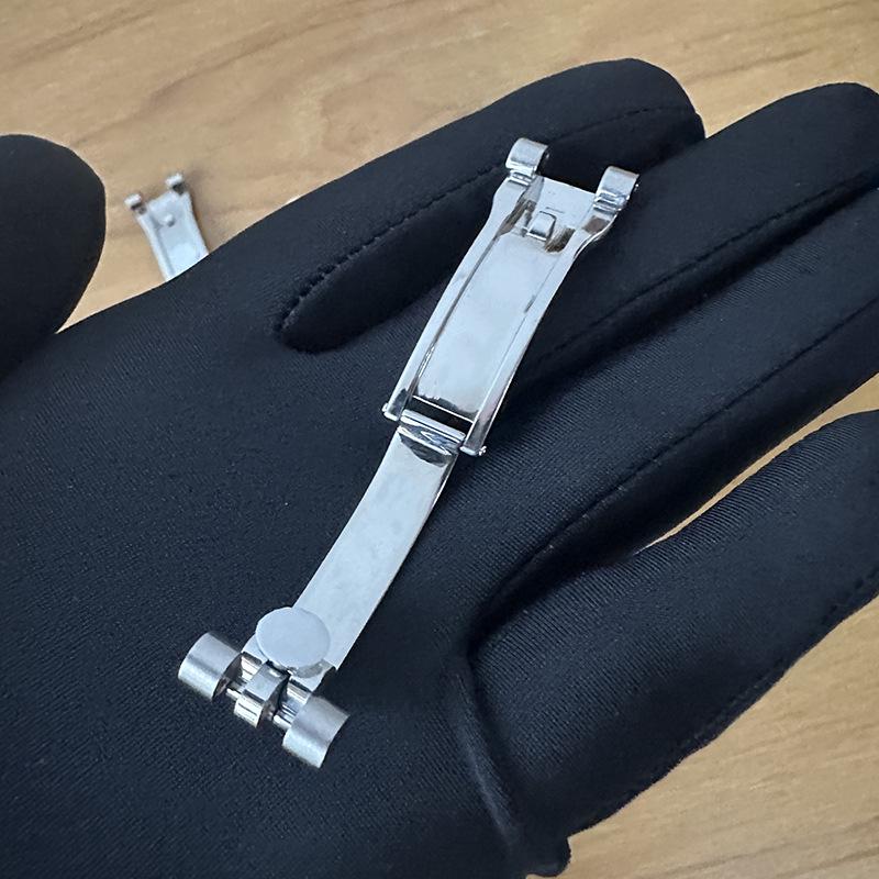 Ersatz-Schließe für Rolex Oyster Perpetual Armband für Herren- und Damenuhren - Faltbare Schließe aus Edelstahl, 16 mm. 16*8mm
