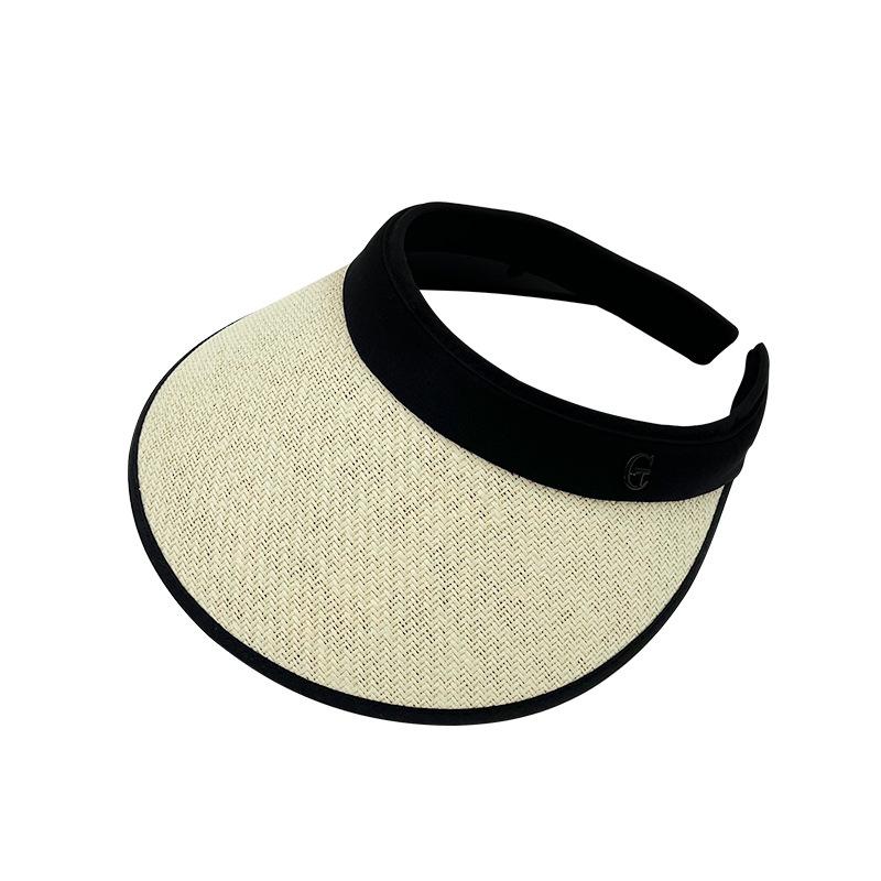 Neuer Sommer Air Top Sonnenhut für Damen mit breiter Krempe UV Air Top Hut Herren Reiten Vinyl Air Top Strohhut Adjustable