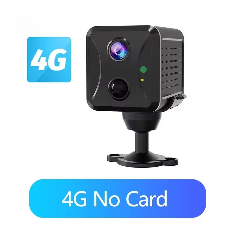 Ubox Mini 4G Sicherheitskamera SIM-Karte oder WLAN 5MP Survalance IP-Kamera 3800 MAh Großer Akku Geringer Stromverbrauch Sprach-Gegensprechanlage CCTV-Kamera 4G camera