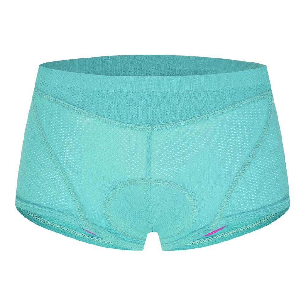 WOSAWE Frauen Gel Gepolsterte Radfahren Unterwäsche Reiten Fahrrad Dreieck Shorts Atmungs Mode Damen Fahrrad Unterhose S blau