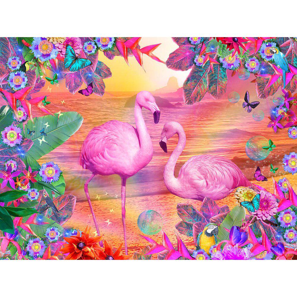 Diamantmalerei Tier Flamingo Bild Strass Diamant bestickt Tier Perlenstickerei Home Decor 20X30CM