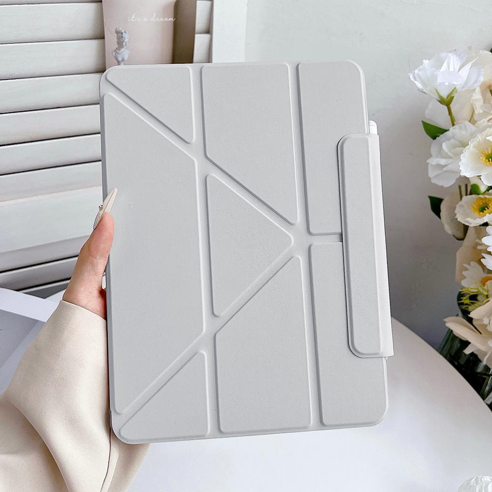 Smart Case für iPad A16 11. Gen für iPad Air11 13 Zoll M2 M3 mini6/7 ipad Air5 4. Air 6. Pro11 10. Gen 9. 8. 7. 10.2 Hülle 10.2 7th 8th 9th graue