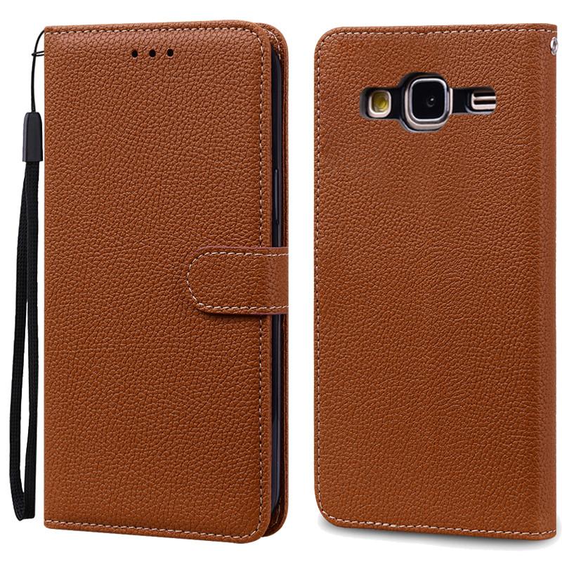 Für Samsung Galaxy J3 2016 Fall Flip Leder Abdeckung Für Samsung J3 2016 Fall Brieftasche Telefon Fall Für Samsung Galaxy J3 6 2016 J320F For Samsung J3 2016 braun