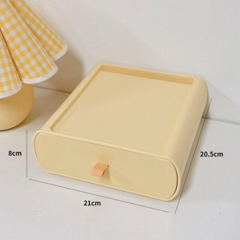 Schublade Desktop Storage Box Büro Schreibtisch Lagerung und Organisation von Artefakten Schlafsaal Schreibtisch Nachttisch Schreibwaren Lagerung Schrank