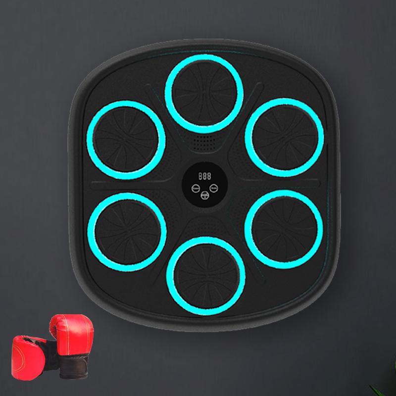 Intelligente Musik Boxen Trainer Elektronische Boxen Praxis Wand Ziel Boxen Maschine Hause Wand Hängen Sanda Sandsack Kind Erwachsene with gloves