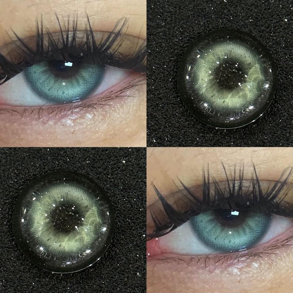 2 STK Farbige Kontaktlinsen Myopie Natürliche Weiche Kontaktlinsen Nordstern Antikes Rom Yate Blau 1 Jahr Verwendung Kontaktlinsen Kosmetische 0