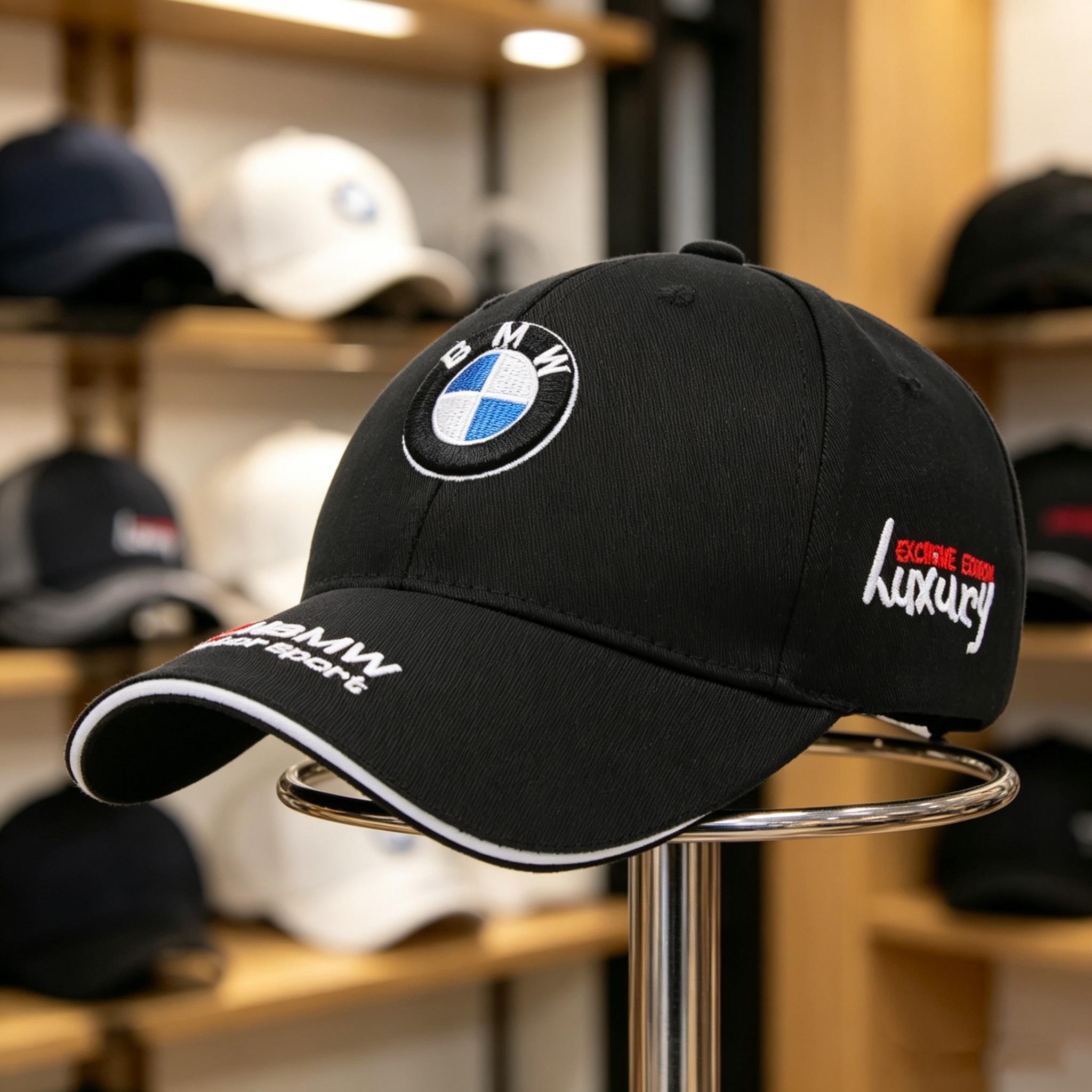 Für BMW Motorsport Emblem Outdoor Sommer Sportmütze Stickerei Baseballkappe Frühling Herbst Outdoor Sonnenschutzmütze Innenaufkleber pdbn37 32M beige
