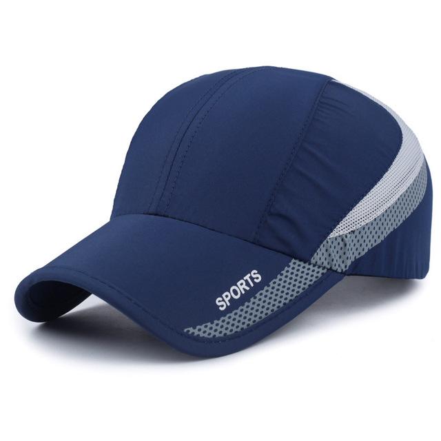 [NORTHWOOD] Sommermütze Herren Sport Baseballmütze Damen Sonnenmütze Atmungsaktive Papamütze Sport Snapback Cap 56-60cm dunkelblaue