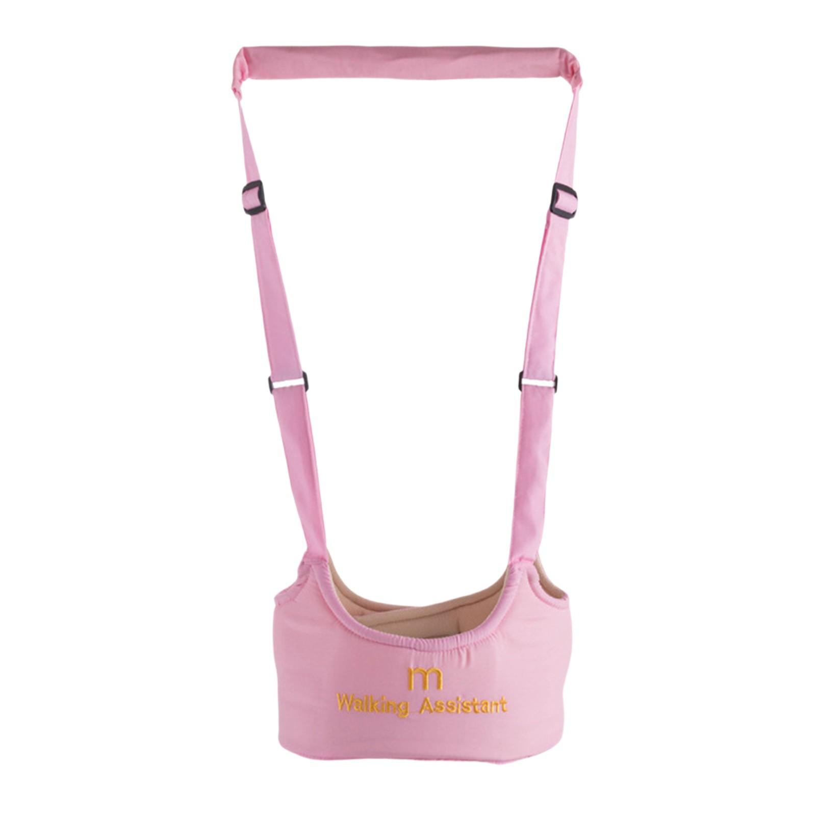 Kinder Lauflernhilfe, Kleinkind lernt laufen, Sturzsicheres und Strangulationssicheres Laufwerkzeug, Baby Sicherheits Sommer Atmungsaktive Lauflernhilfe One Size rosa