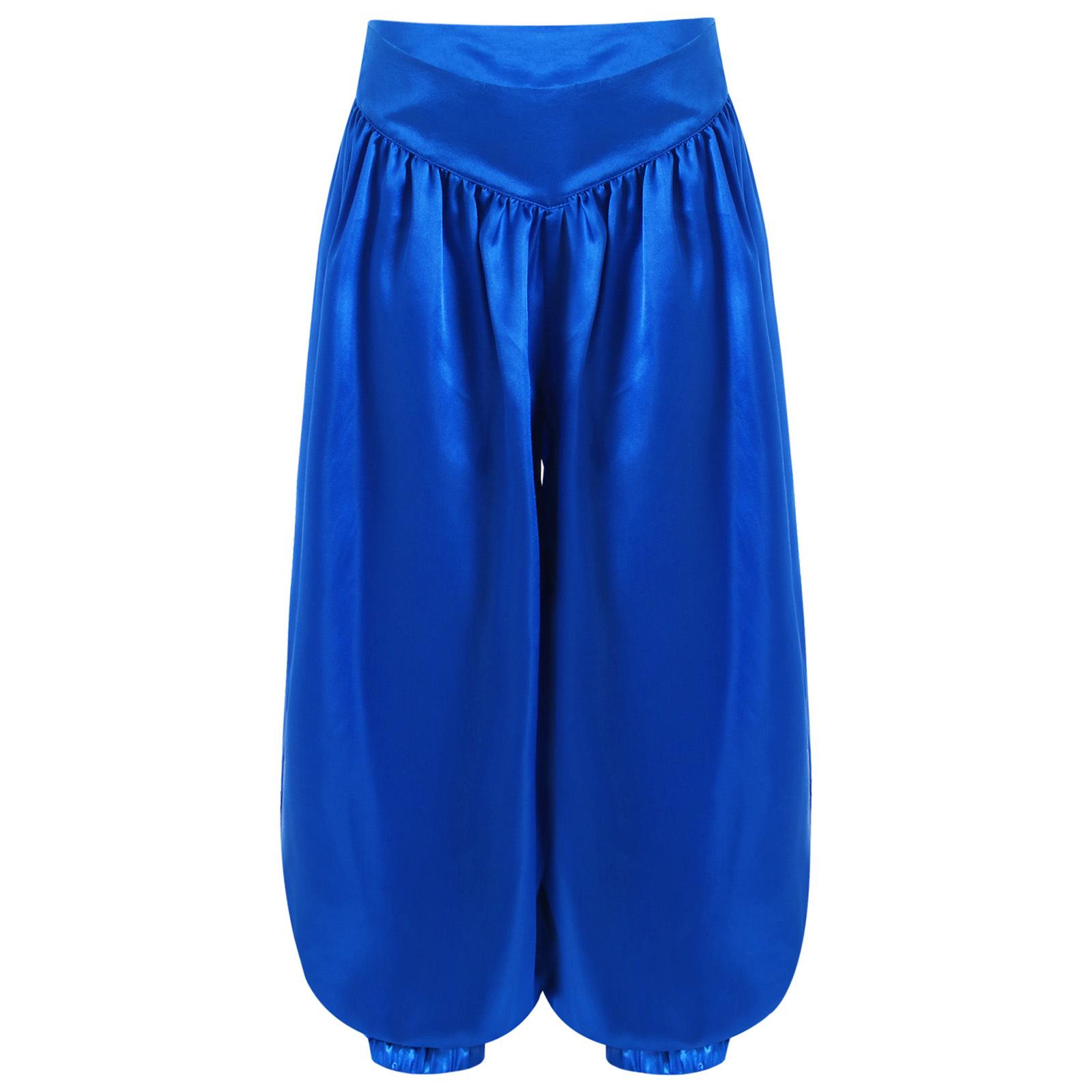 Palazzo-Hose „Celebration of Spirit“ für Mädchen und Jungen, Praise Dancewear, Bauchtanz, Satin-Haremshose für Karneval, Festival 13-14 Years