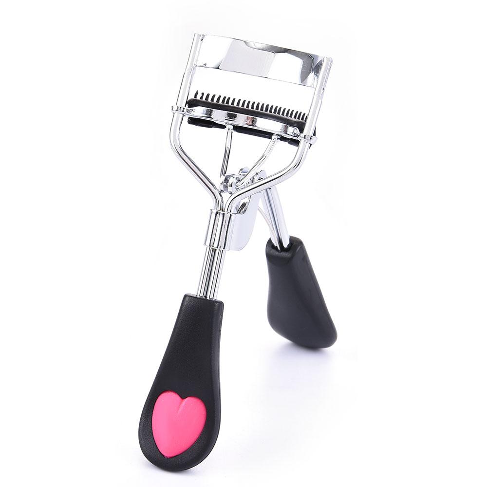 1 Pcs Curl Wimpernzange Edelstahl Herz Griff Wimpern Curling Clip Wimpern Kosmetik Zubehör Make-Up-Tools Für Frauen