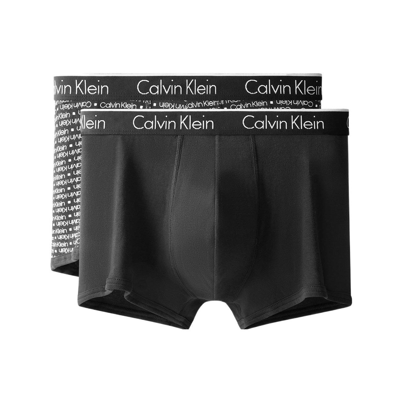 Calvin Klein Letter Logo Boxer Briefs 2er-Pack Herren Unterwäsche NP2071O-UMB L