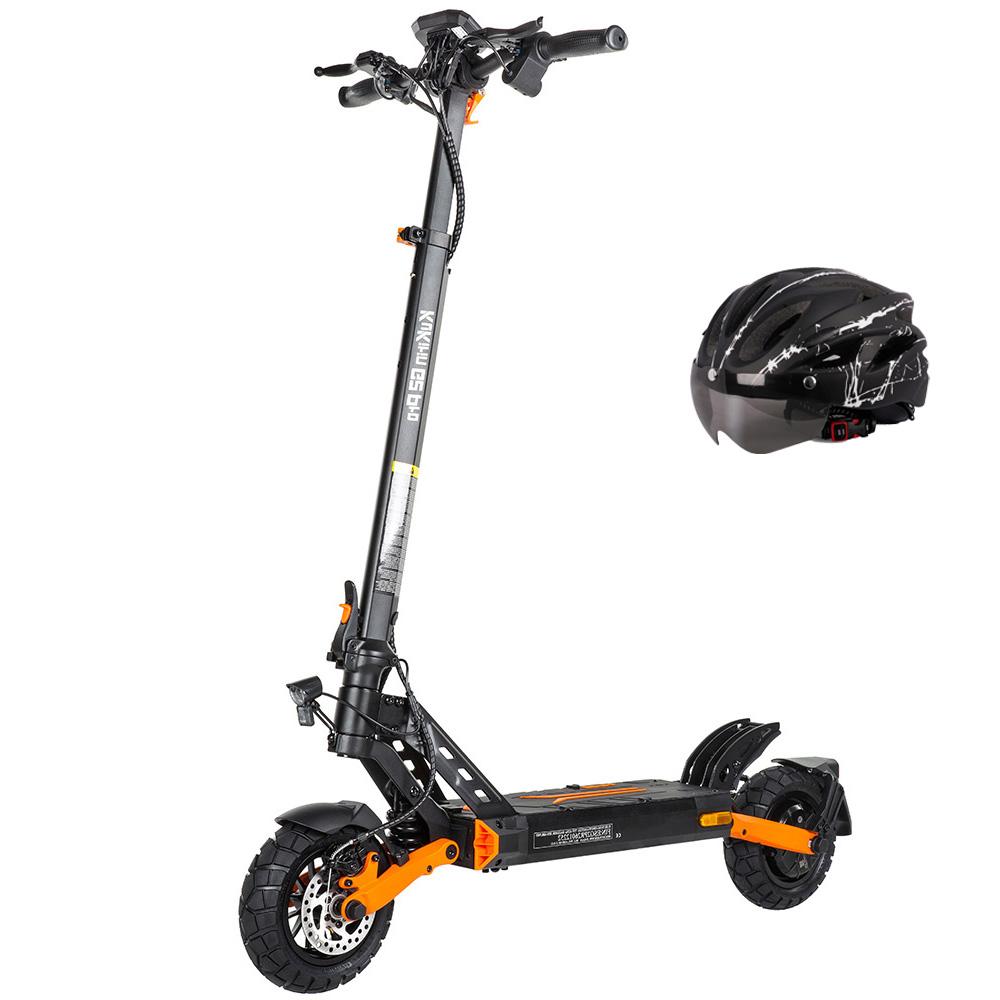 Elektroroller Kukirin G2 Pro ABE 500W Motor Höchstgeschwindigkeit 20 km/h LCD-Display 48V 15,6AH Vorder- und Hinterradscheibenbremse Helmet/Shipped Separately schwarz