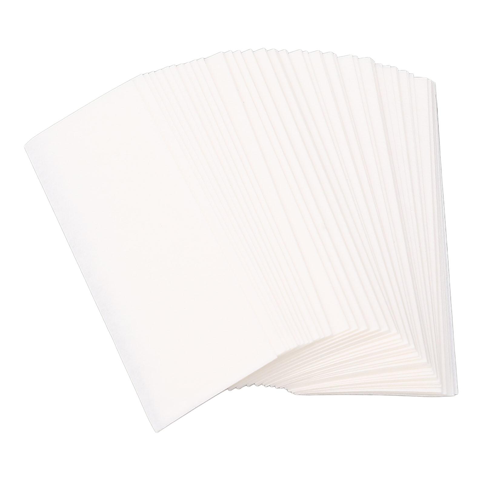 100 STÜCKE Saxophon Reinigungspapier Neutrale Baumwolle Saxophon Klarinette Taste Saugpapier