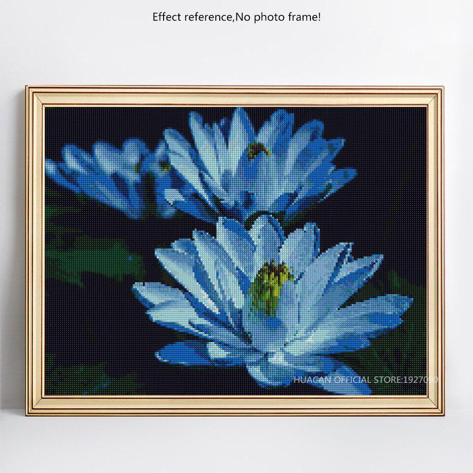 5D DIY Vollrunde Diamantmalerei Blume Handarbeit Mosaik Diamantstickerei Strassbild 20X30CM