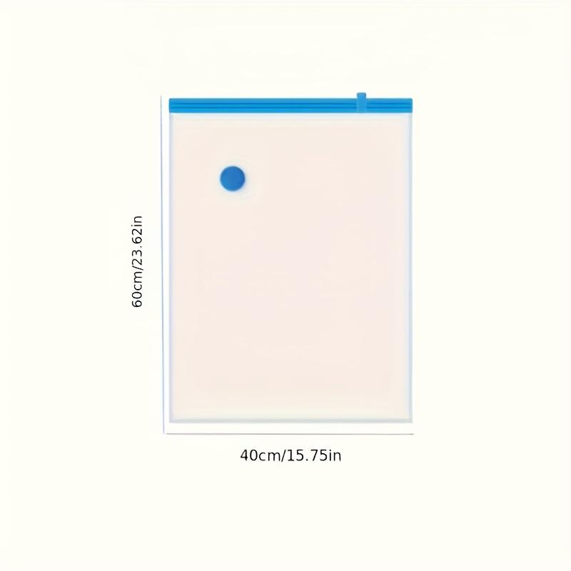 Ultra platzsparende Vakuum-Aufbewahrungsbeutel mit 1 manueller Pumpe – Tragbarer Reisebeutel aus Kunststoff für Kleidung, Decken, Bettwäsche, Bettdecken, Daunendecken