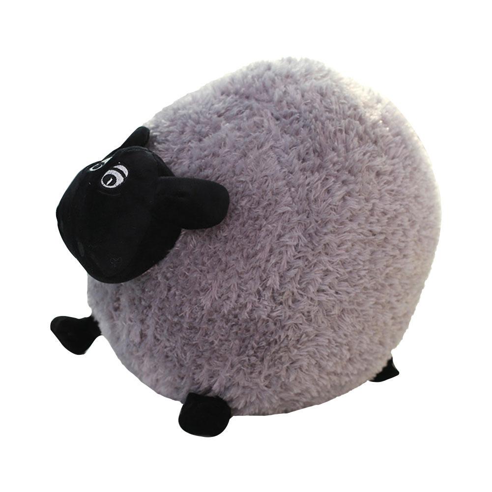 25cm kleine Schafpuppe süße innovative weiche Plüschspielzeug weiche Kuscheltiere Puppe für Kinder Geschenke grau